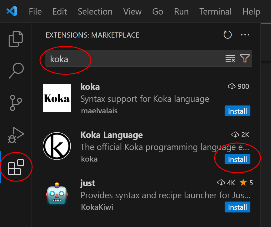 vscode-install